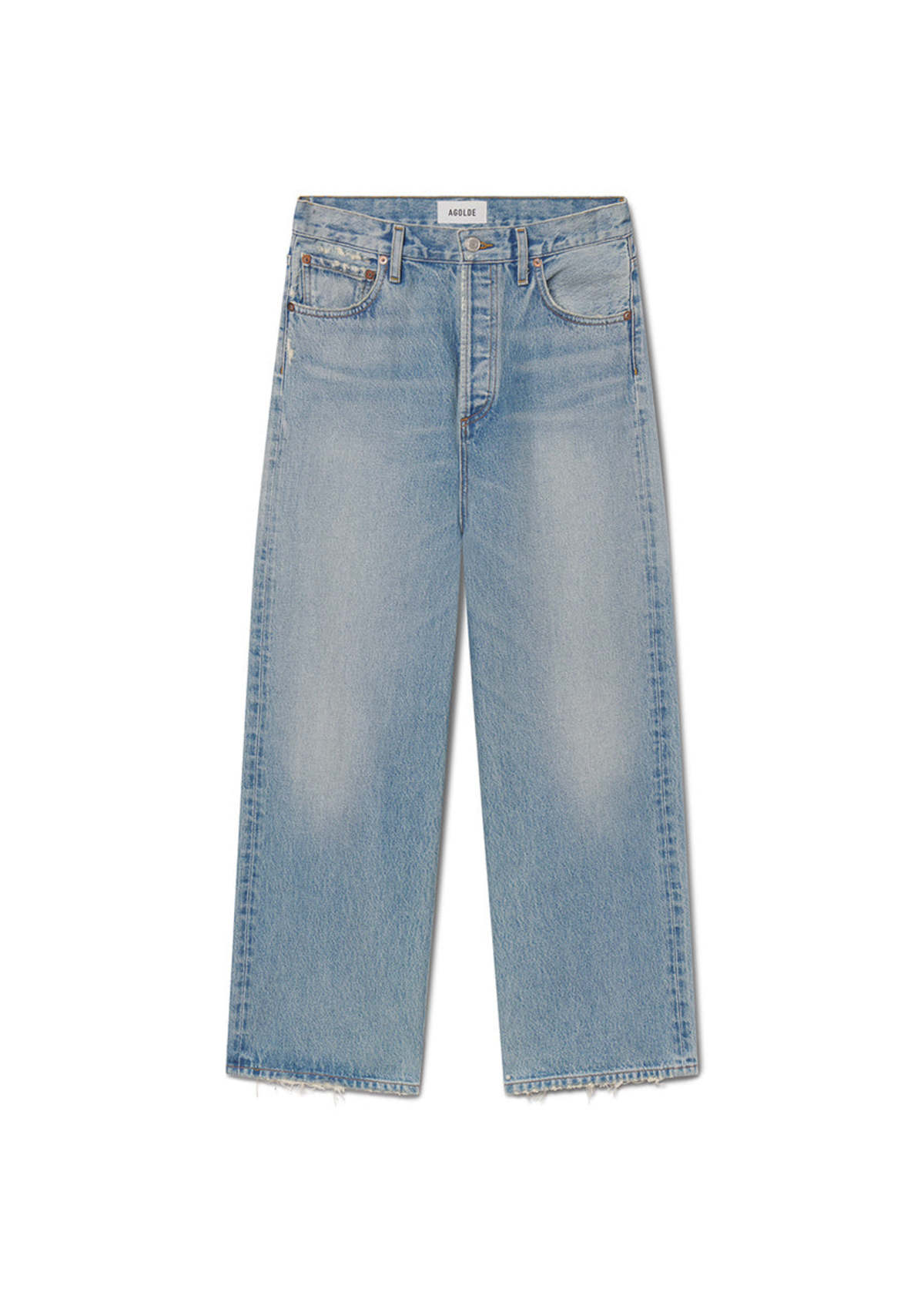 AGOLDE Ren Jean: High Rise Wide Leg Jeans - Image 7 of 10