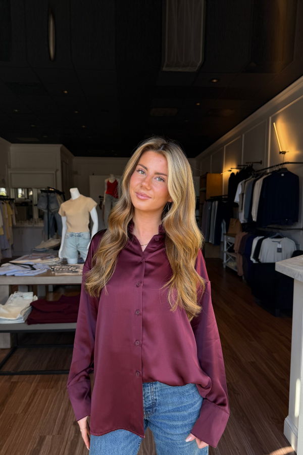 SABLYN Benton Slouchy Button Down