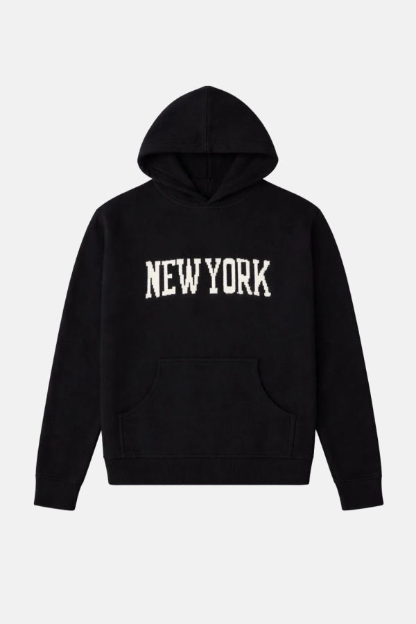 Blue&Cream New York Cashmere Intarsia Hoodie