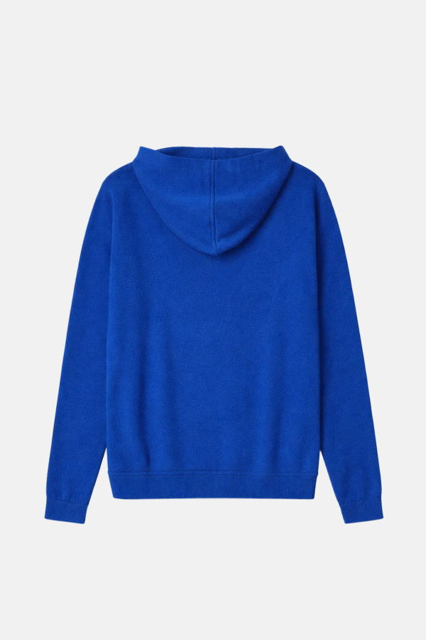 Blue&Cream New York Cashmere Intarsia Hoodie