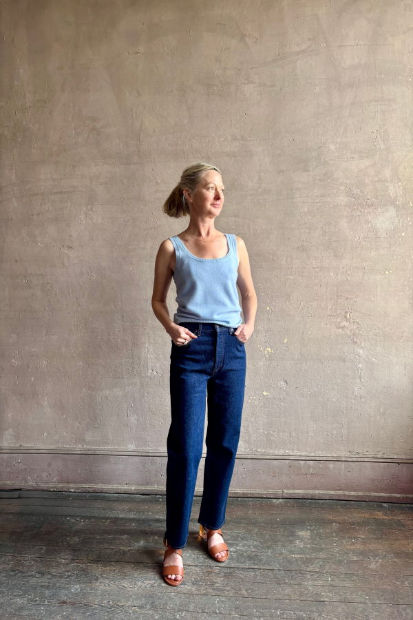 Tanya Taylor Rory Cashmere Tank - Pale Blue