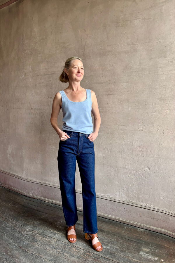 Tanya Taylor Rory Cashmere Tank - Pale Blue