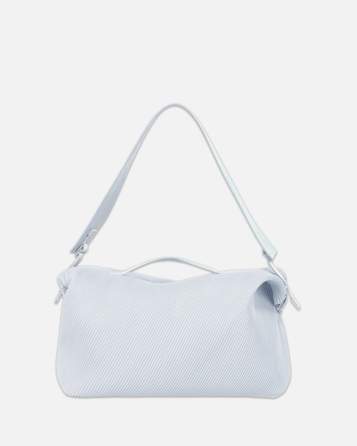 HOMME PLISSE ISSEY MIYAKE Pleats Travel Bag in Manarola Blue Gray Bag - Image 1 of 4