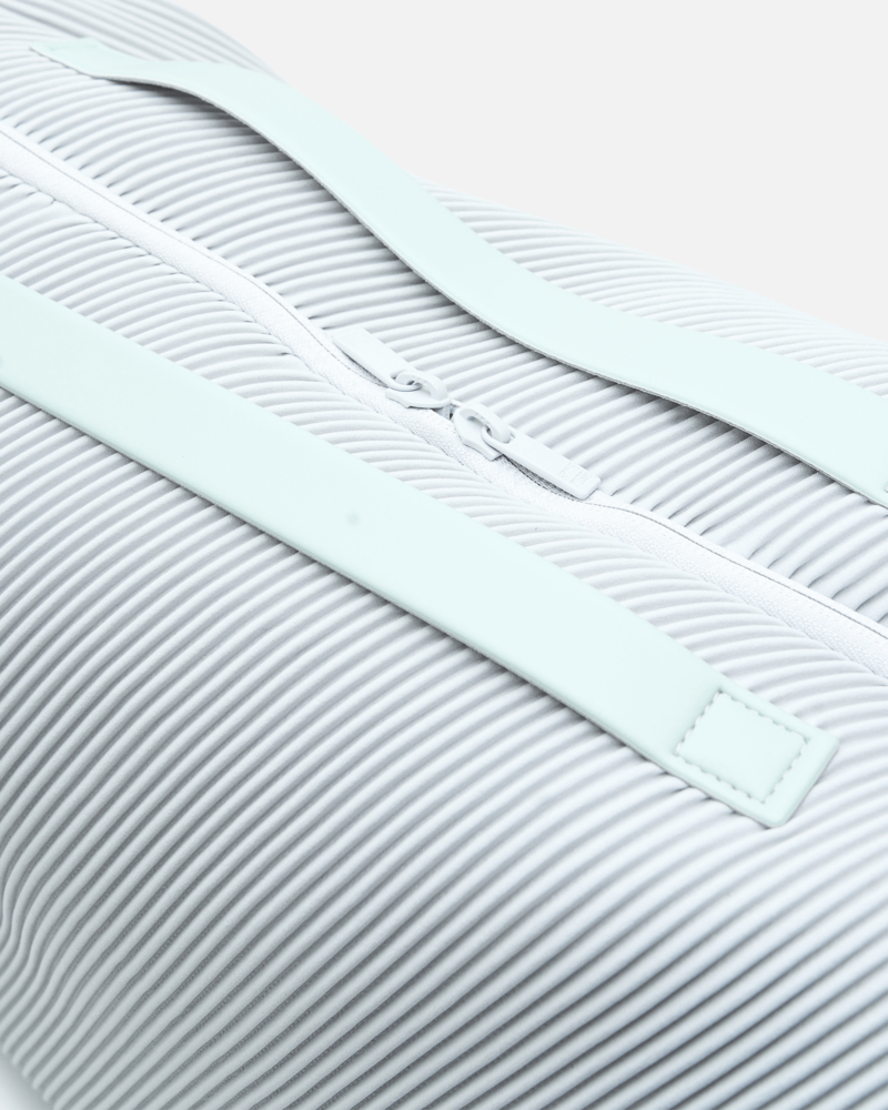 HOMME PLISSE ISSEY MIYAKE Pleats Travel Bag in Manarola Blue Gray Bag