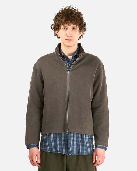 Our Legacy Fuzz Wool Haven Jacket - Black/Moss | Garmentory