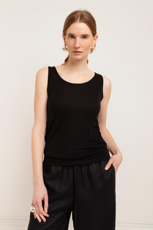 Paper Label Sana Sheer Tank Top