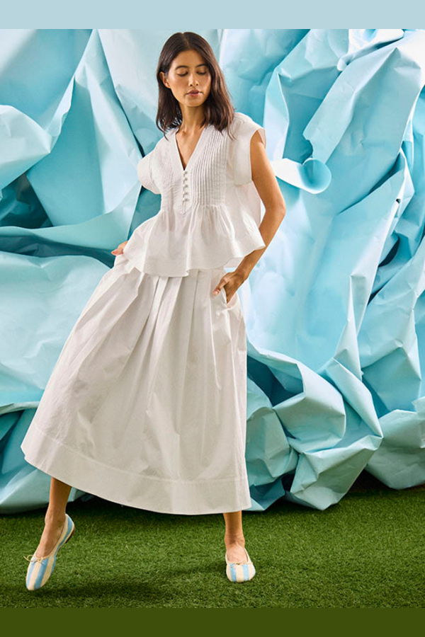 Hunter Bell Lola Top - White