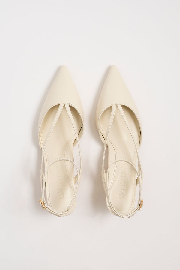 Marion Parke Hazel Pump Heels - Ivory