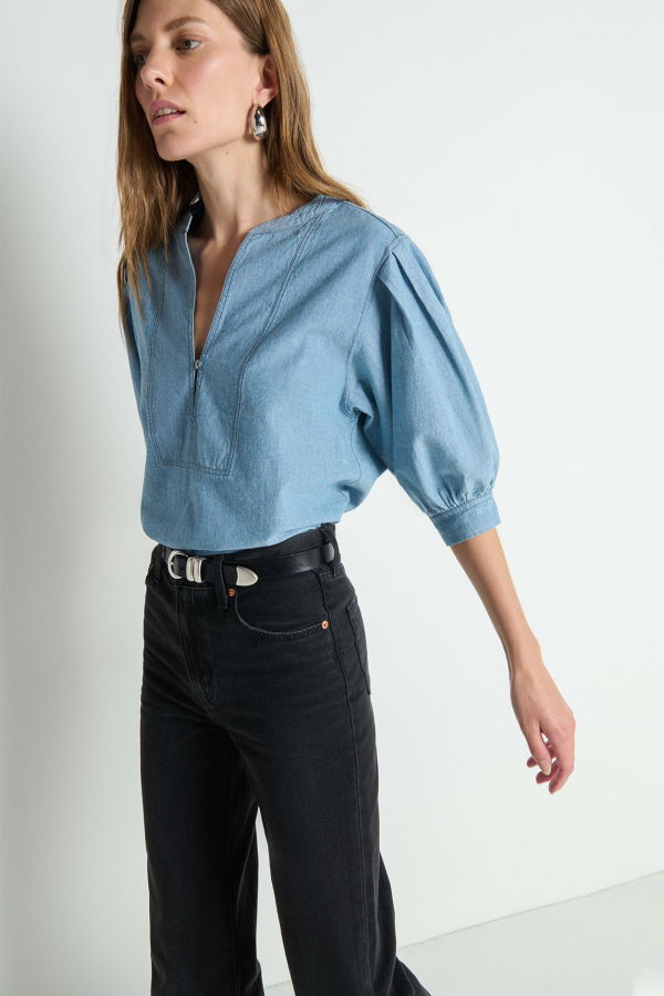 Nation Emmett Top - Chambray