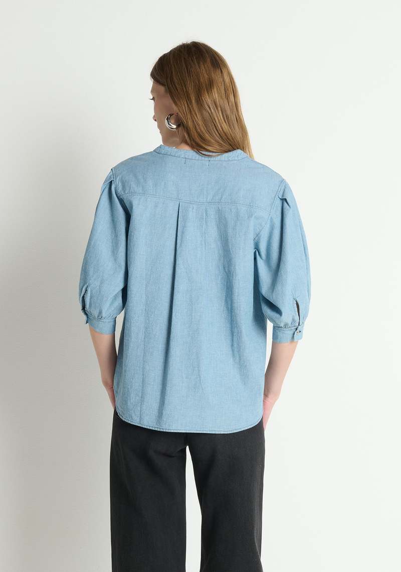 Nation Emmett Top - Chambray
