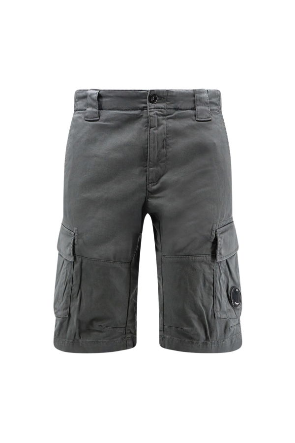 C.P. Company Cotton Cargo Bermuda Shorts - Gray