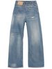 MM6 Maison Margiela Wide-Leg Denim Jeans - Blue - Thumbnail 1