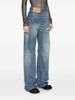 MM6 Maison Margiela Wide-Leg Denim Jeans - Blue - Thumbnail 2