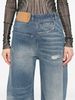 MM6 Maison Margiela Wide-Leg Denim Jeans - Blue - Thumbnail 4