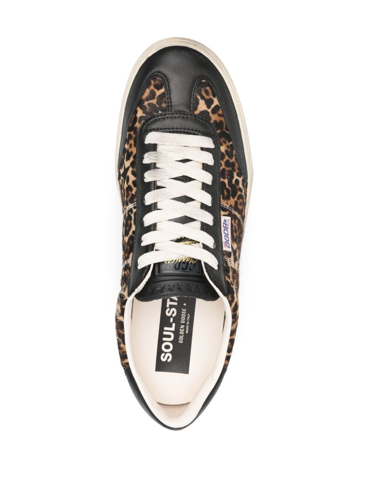 Golden Goose Soul-Star Leather Sneakers - Brown - Image 2 of 4