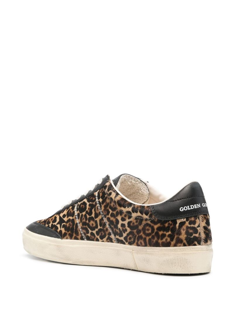 Golden Goose Soul-Star Leather Sneakers - Brown