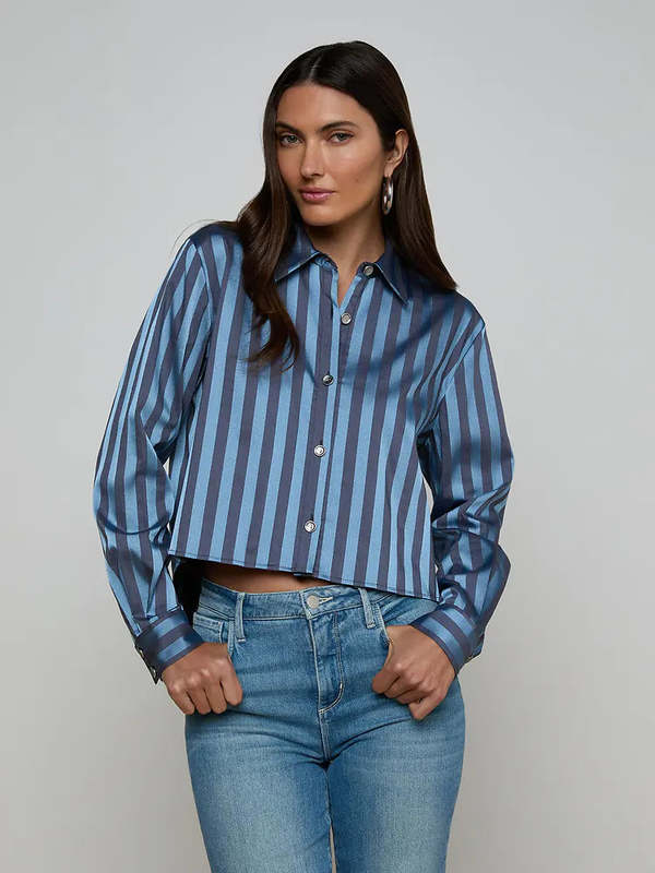 L'agence Cosette Crop Shirt L'agence Cosette Crop Shirt