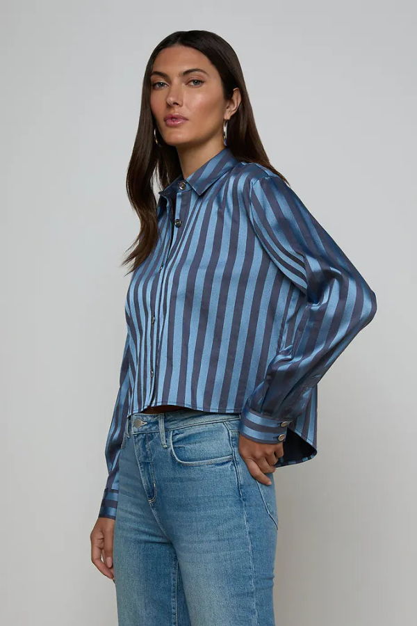 L'agence Cosette Crop Shirt