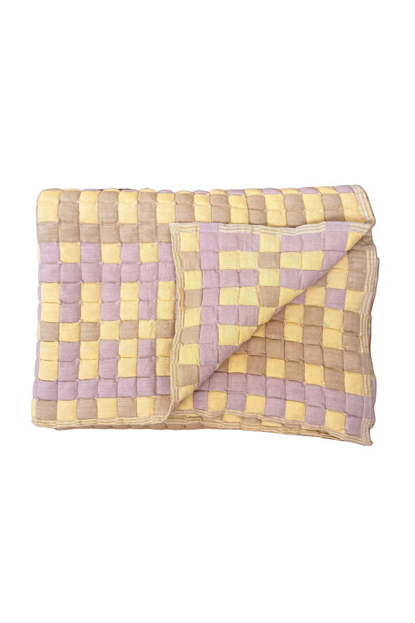 Happy French Gang Azalea Sujani 75x55in Quilt