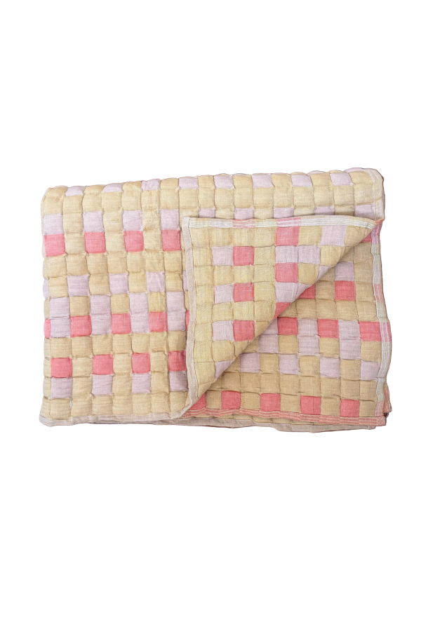 Happy French Gang Capucine Sujani Quilt Throw