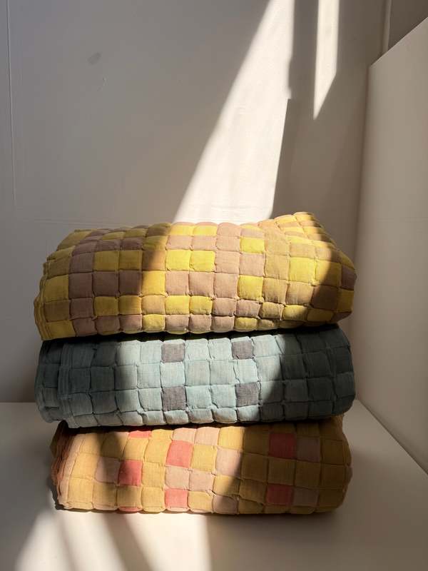 Happy French Gang Nigelle Sujani Quilt 75 x 55 in