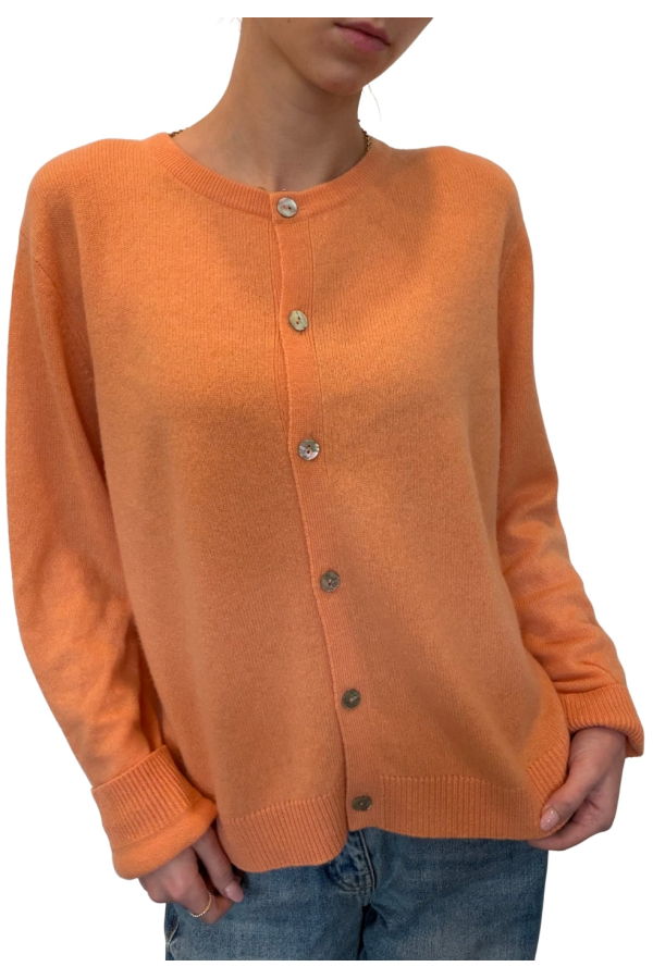 Jumper 1234 Plain Crew Cardigan