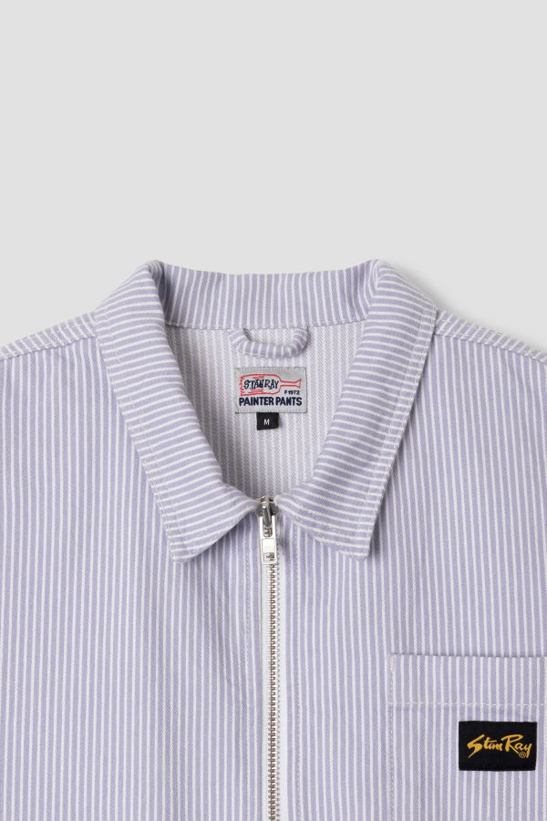 Stan Ray Cosmic Purple Hickory Zip Shirt
