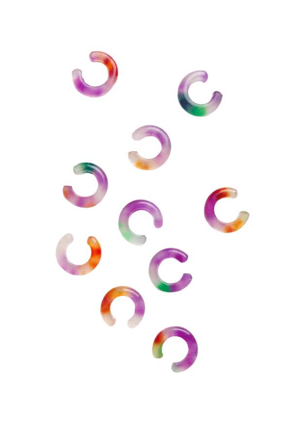 seree Abby Single Jade Cuff Earring - Purple seree Abby Single Jade Cuff Earring - Purple