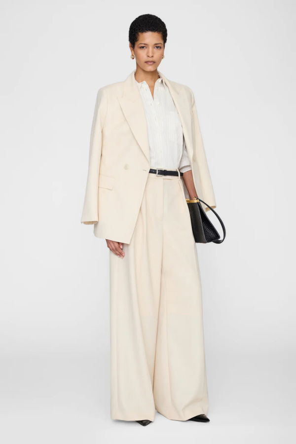 Anine Bing Essie Cropped Shirt