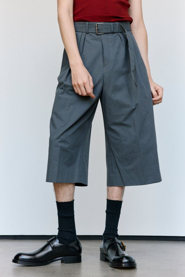 Dries Van Noten Dark Grey Preaches Shorts