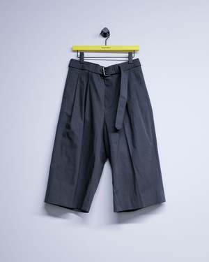 Dries Van Noten Dark Grey Preaches Shorts | Garmentory