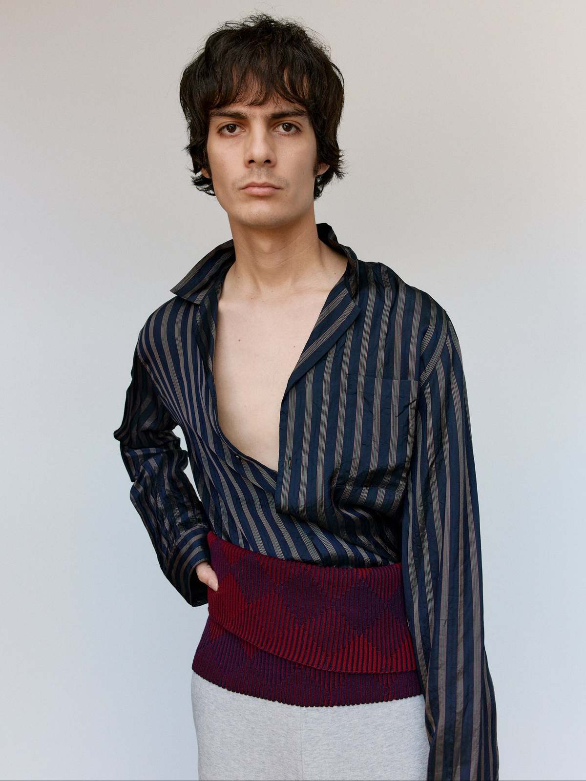 Dries Van Noten Carlty Cupro Shirt - Image 4 of 8