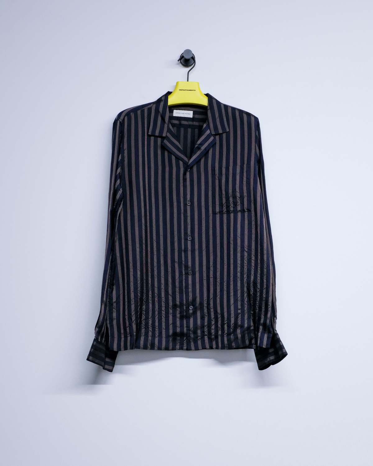 Dries Van Noten Carlty Cupro Shirt - Image 7 of 8