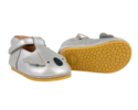 KIDS Donsje Blinc Shoes Koala Baby Shoes - Silver Grey Metallic Leather - Thumbnail 6