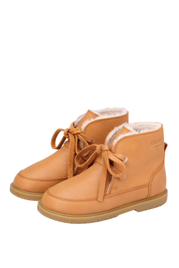 KIDS Donsje Buddy Boots Boots - Caramel Leather