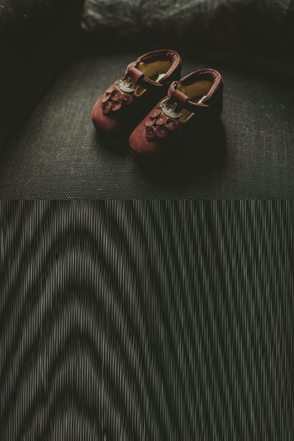 Kids Donsje Carlie Raspberry Baby Shoes - Berry Red Nubuck