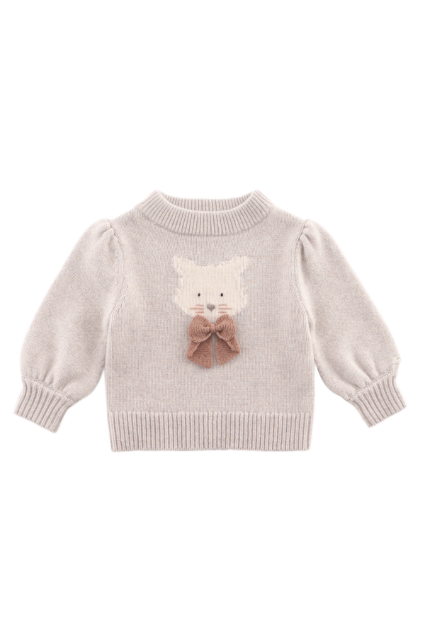 Kids Donsje Denna Merino Wool Sweater - Ash Rose