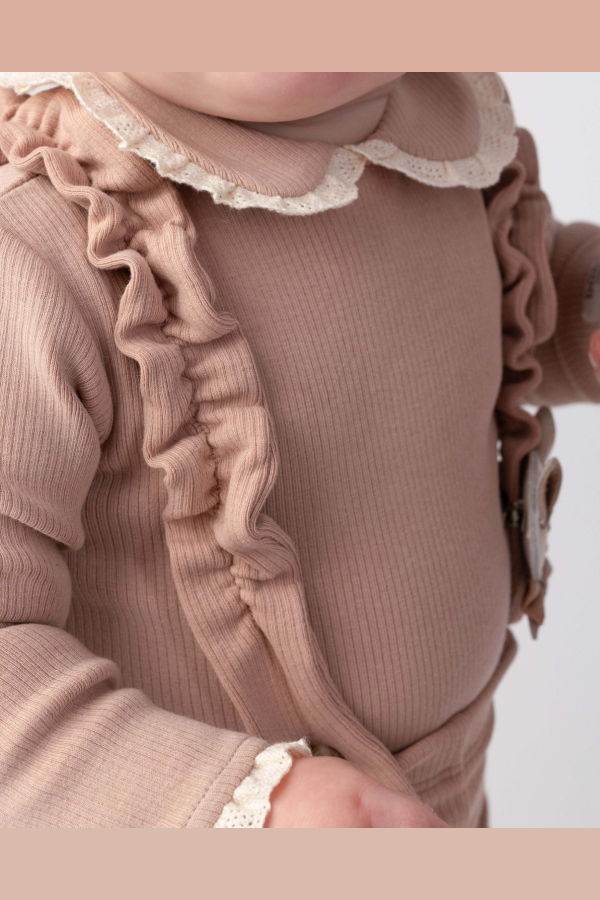 KIDS Donsje Diete Bodysuit - Rose Mocha