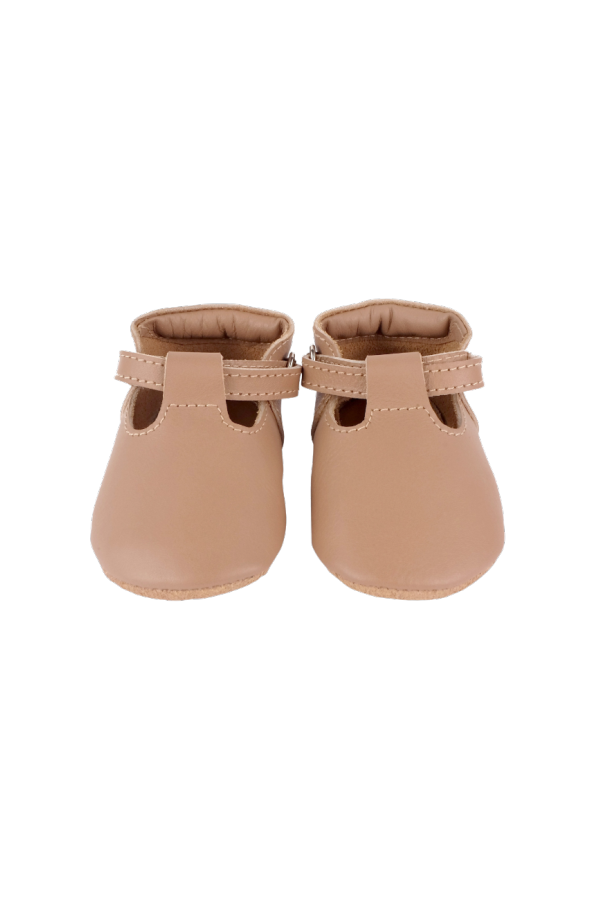 KIDS Donsje Elia Shoes - Praline Leather