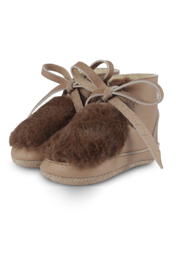 KIDS Donsje Felinci Booties - Nutmeg Leather