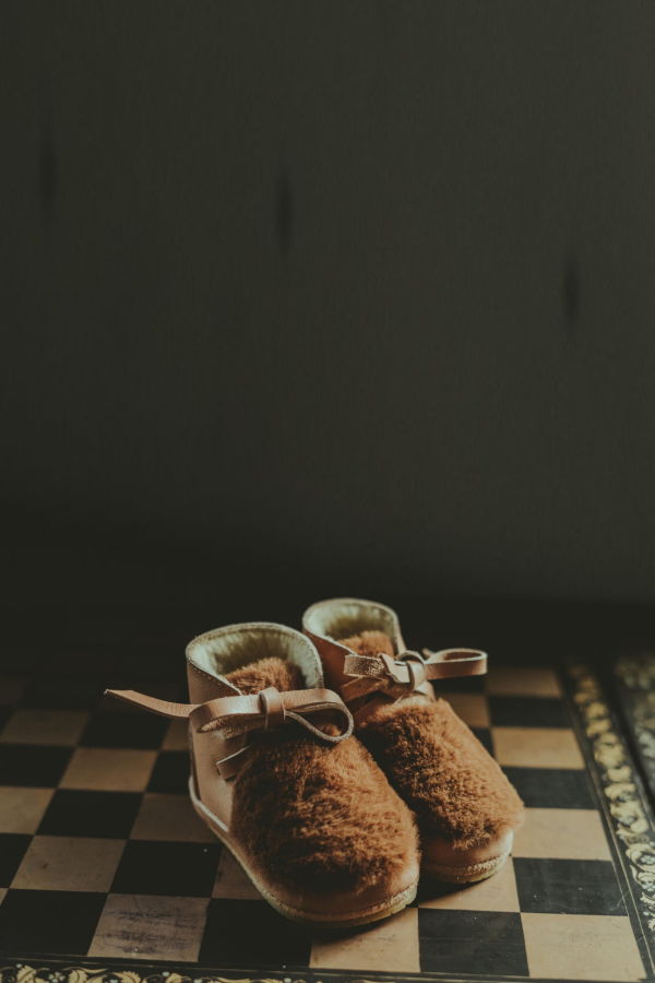 KIDS Donsje Felinci Booties - Nutmeg Leather