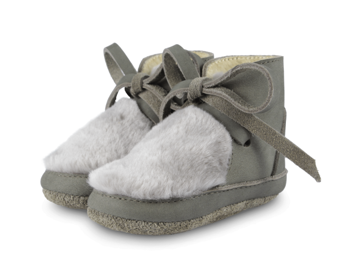 KIDS Donsje Felinci Booties - Stone Nubuck - Image 1 of 5