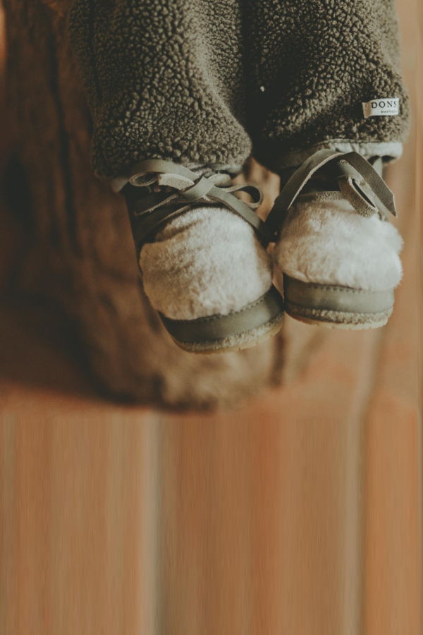 KIDS Donsje Felinci Booties - Stone Nubuck
