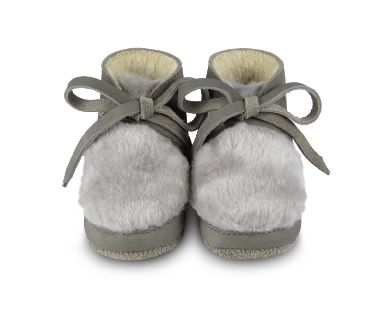 KIDS Donsje Felinci Booties - Stone Nubuck