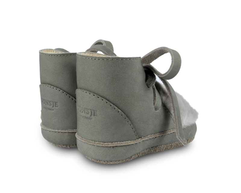 KIDS Donsje Felinci Booties - Stone Nubuck
