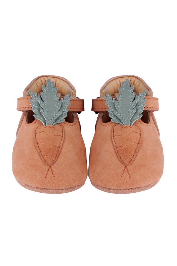 KIDS Donsje Figili Carrots Baby Shoes - Walnut Nubuck