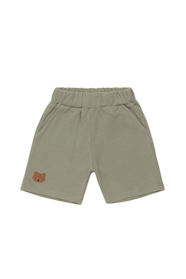 KIDS Donsje Ithri Shorts Bear - Dusty Green