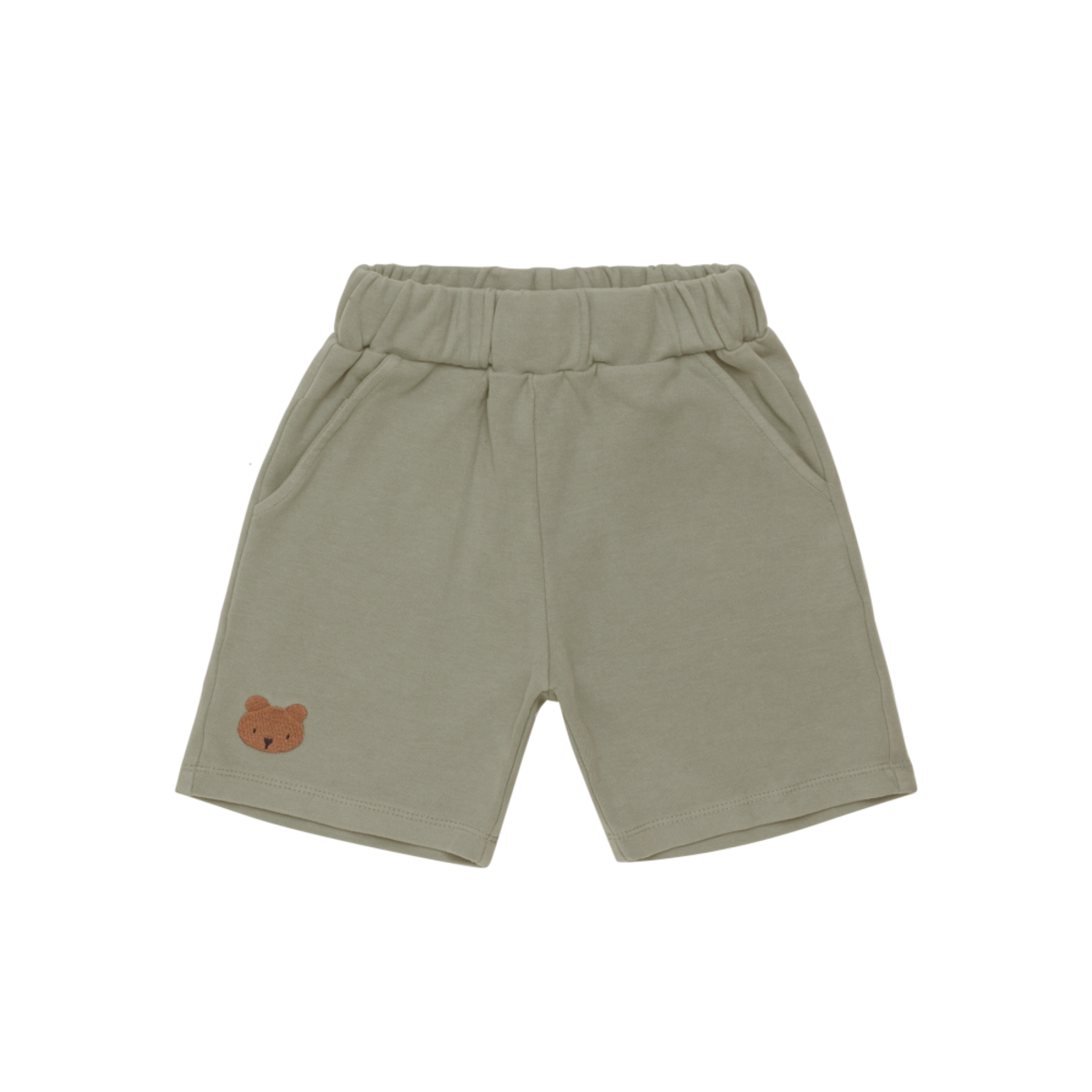 KIDS Donsje Ithri Shorts Bear - Dusty Green - Image 1 of 4