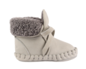 KIDS Donsje Jaya Booties - Light Grey Nubuck - Thumbnail 3