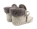 KIDS Donsje Jaya Booties - Light Grey Nubuck - Thumbnail 4
